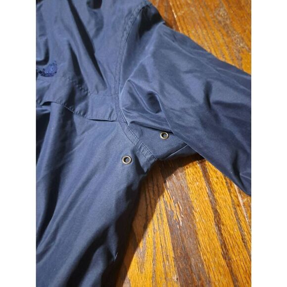 Large IZOD Navy Blue Long Sleeve Lined Full Zip Jacket with Pockets - Picture 4 of 4